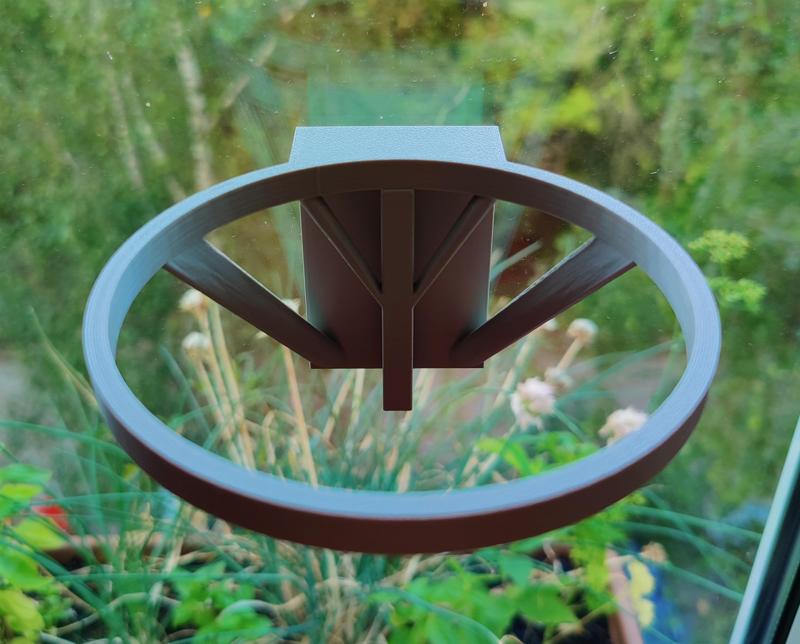 Window Plant Pot Holder (e.g. for Orchids)