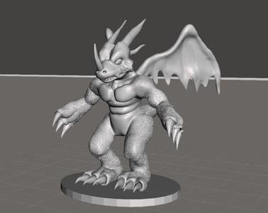 Dragon Action Figure Statue