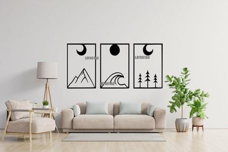 PAINTING ABSTRACT ART MINIMALIST WALL DECORATION