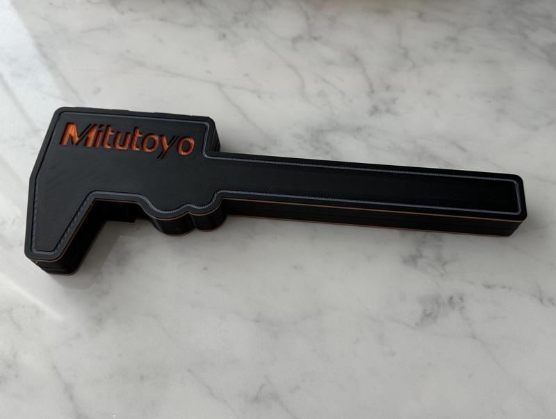Mitutoyo Digital Caliper Case, Fits Scroll Wheel, W/Logo