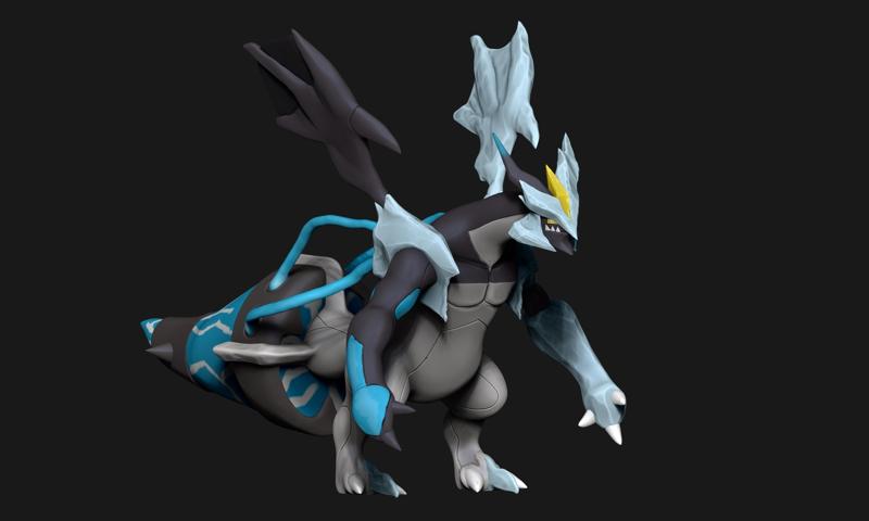 Pokemon - Black Kyurem(with cuts and as a whole)(2 versions)
