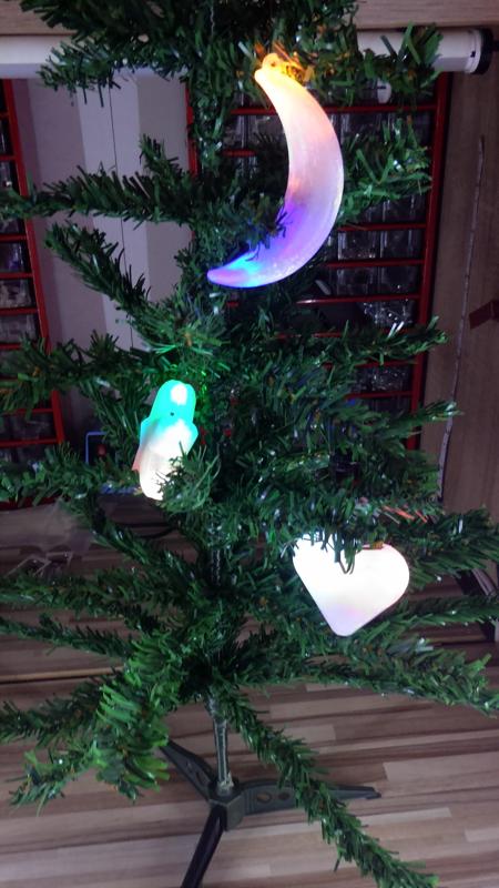 Xmas light tree decoration