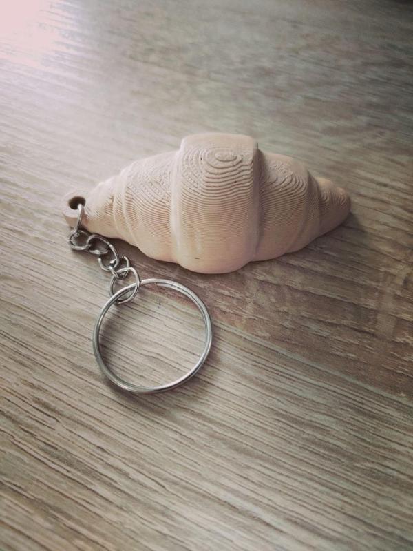 Crescent key ring