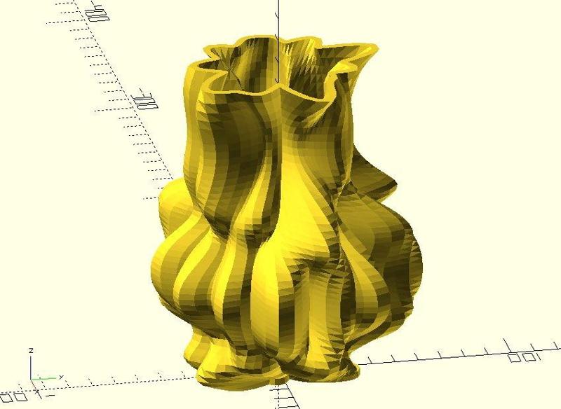 Distorted vase