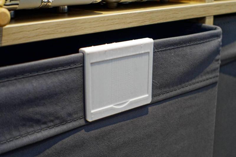 Label Clip for Ikea Kallax Dröna