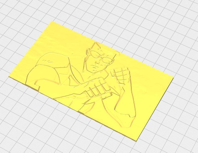 Lithophane set 2. Invicible and Ichigo