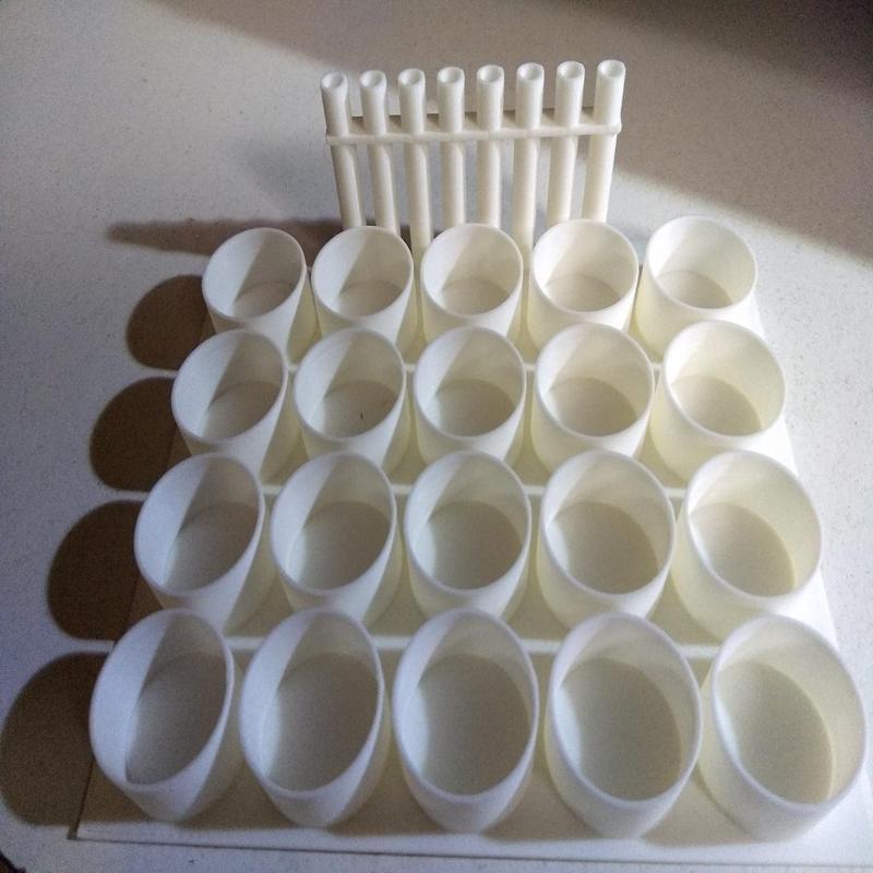 Acrylic Paint Holder / Brush Holder - Acrylic Paint Station -Contenedor de Acrilicos y Pinceles