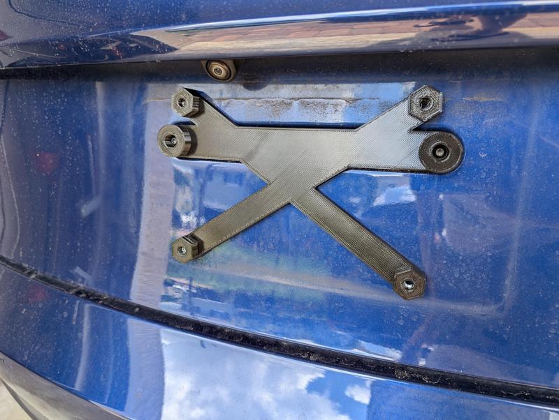 Tesla Model 3 REAR License Plate Holder (US)
