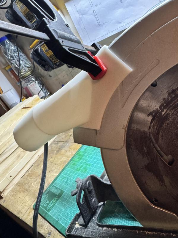 Colector de polvo para sierra makita con salida adaptada para aspiradora Bosch GAS 12-25 PL