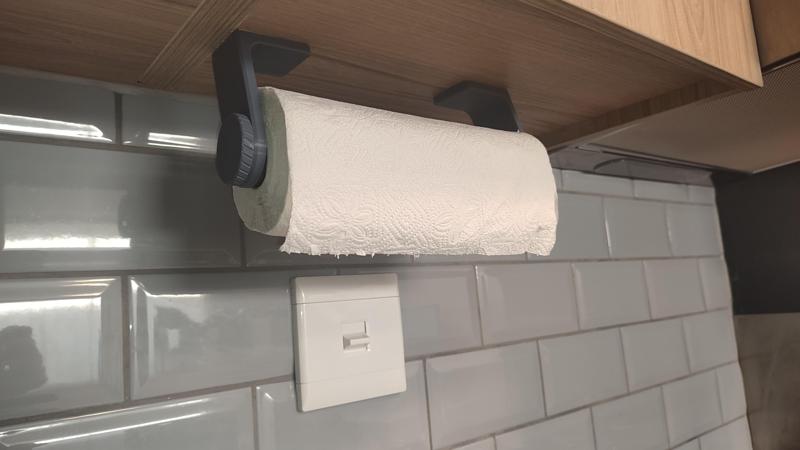 Under-Cabinet Paper Towel Holder
