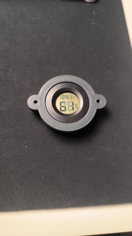 Amazon hygrometer mount