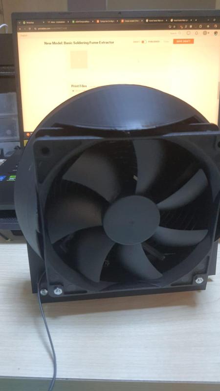 Basic Soldering Fume Extractor