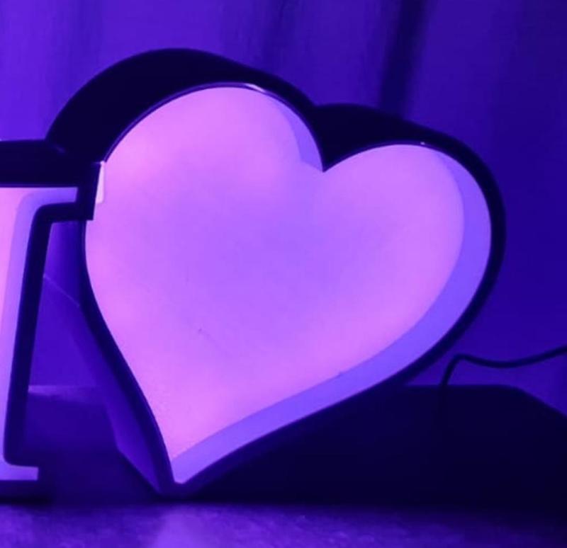 3D Printable Glowing Heart