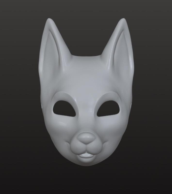 Toony fox mask
