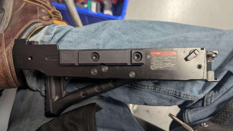 G&G GK99 Sight rail drill guide