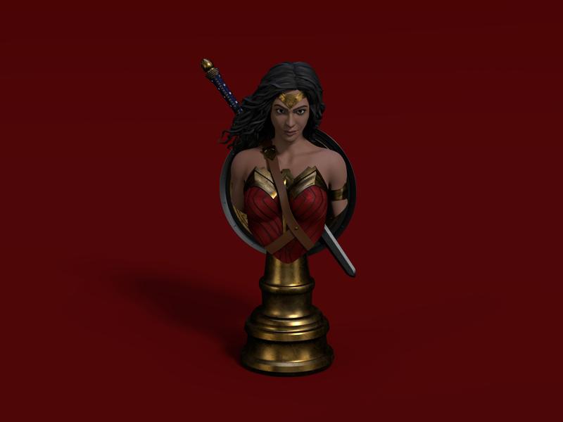 Wonder woman Justice Leauge Bust
