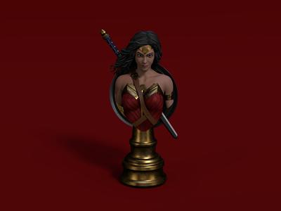 Wonder woman Justice Leauge Bust