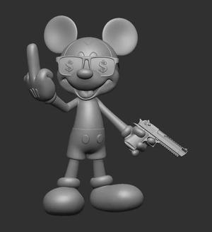 MICKEY MOUSE BAD DOLLAR