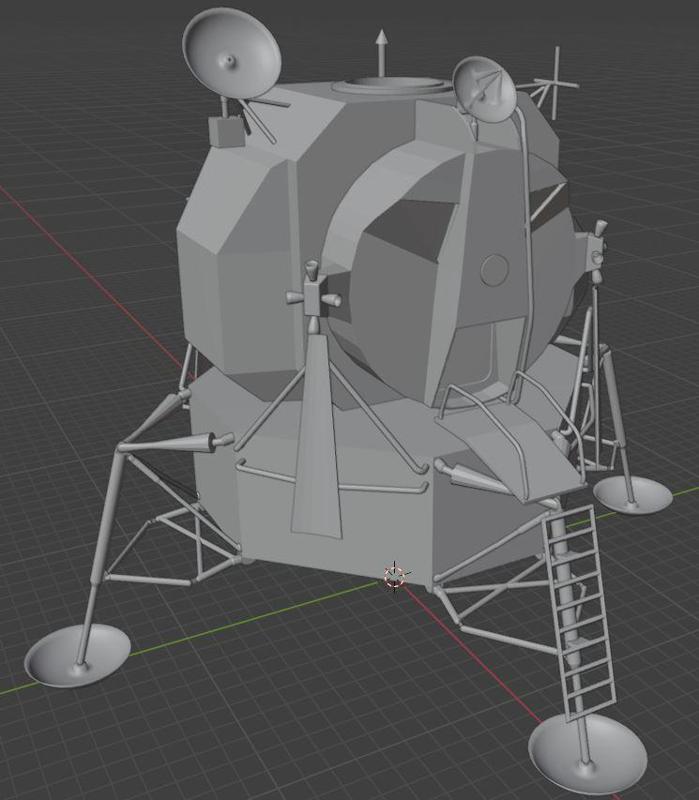 Saturn 5 - LEM Lunar Exploration Vehicle