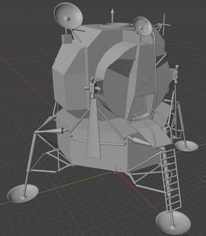 Saturn 5 - LEM Lunar Exploration Vehicle