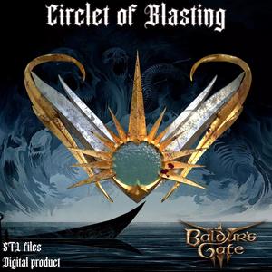 Fantasy Circlet of Blasting Baldurs Gate 3