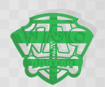 cookie cutter logo paw patrol