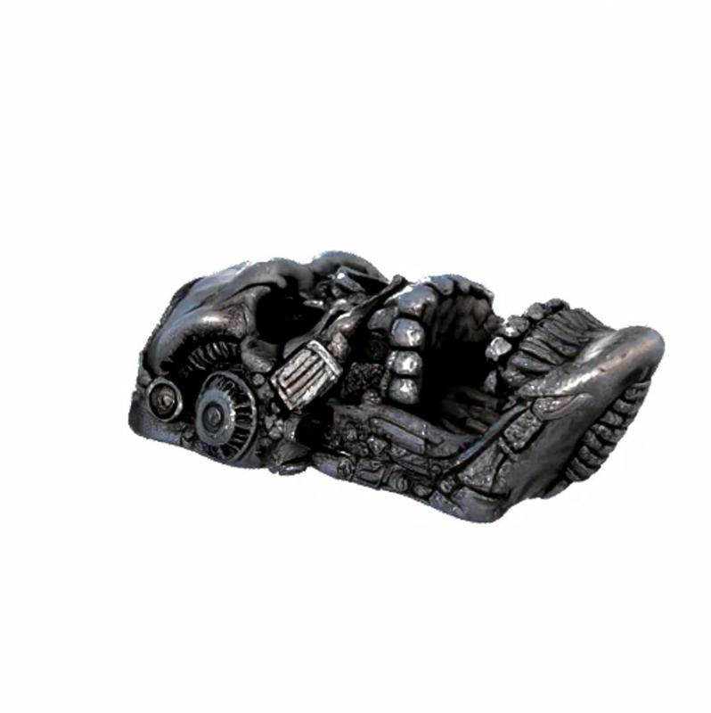 Steampunk Skull Ashtray - Industrial Edition