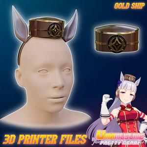 Gold Ship Cosplay Ears Crown Uma Musume Pretty Derby