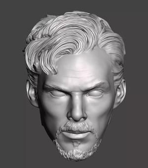 Dr Strange Benedict Cumberbatch headsculpt