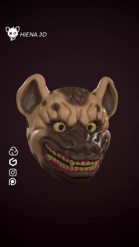 Hyena Mask Japanese