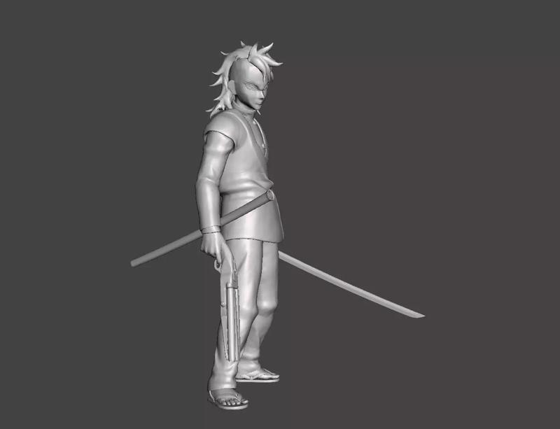 Shinazugawa Genya 3D Model