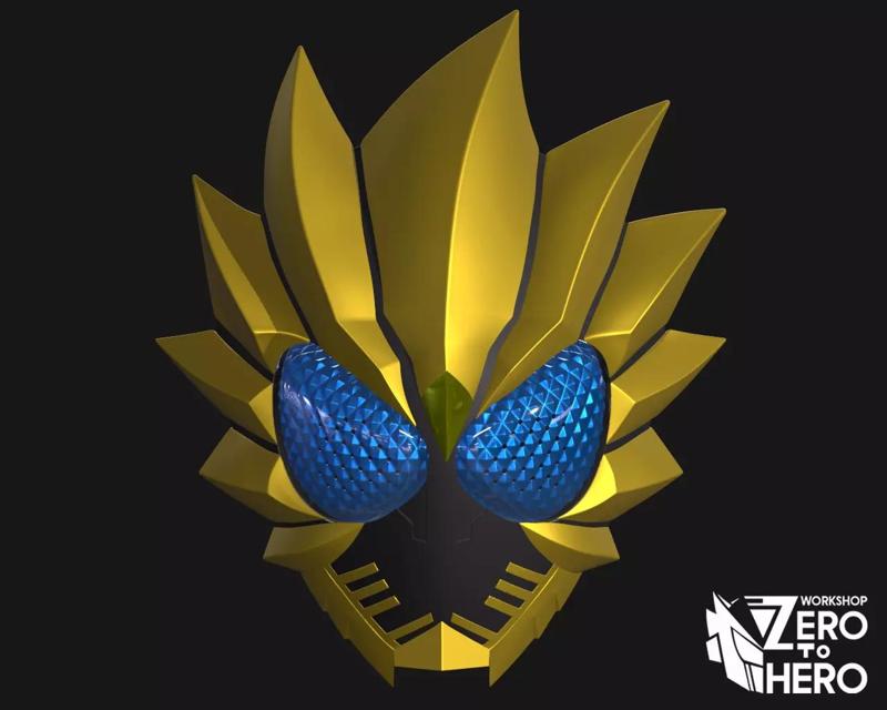 Kamen Rider 000 LaToraTa Combo Helmet