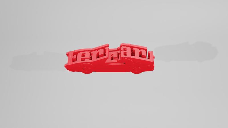 Ferrari 308GTS 1979 - Keychain