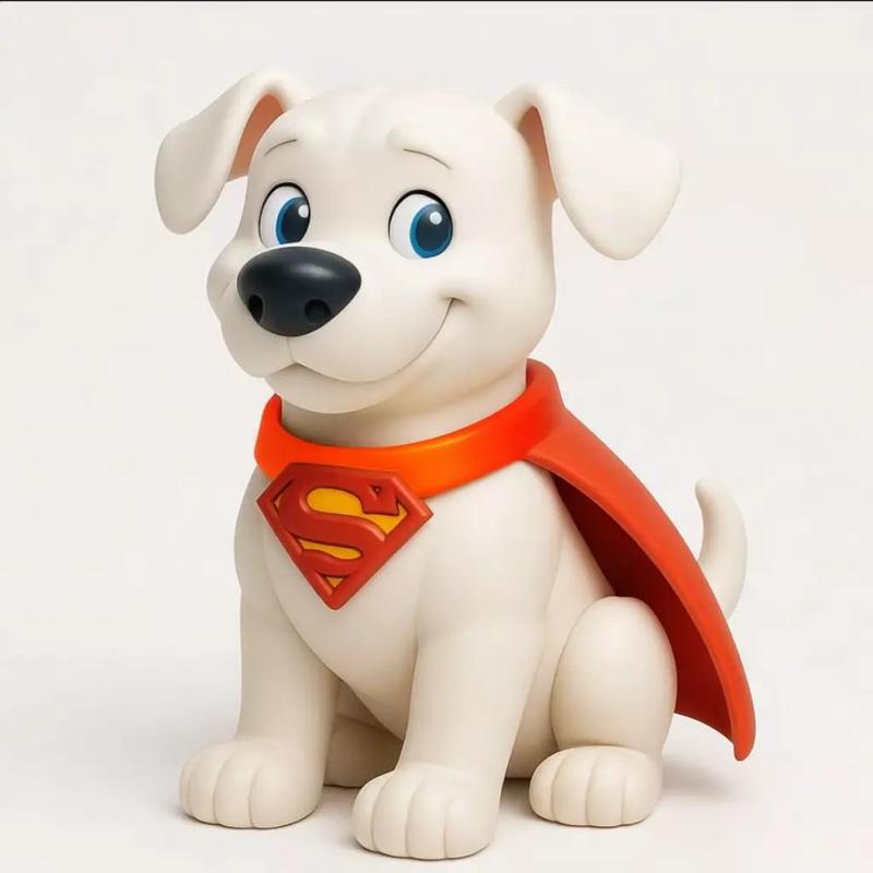 Krypto SuperMan Dog 3D Printable Hero Pup Figurine