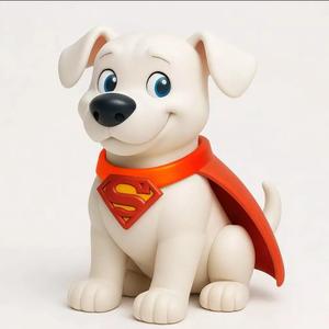 Krypto SuperMan Dog 3D Printable Hero Pup Figurine
