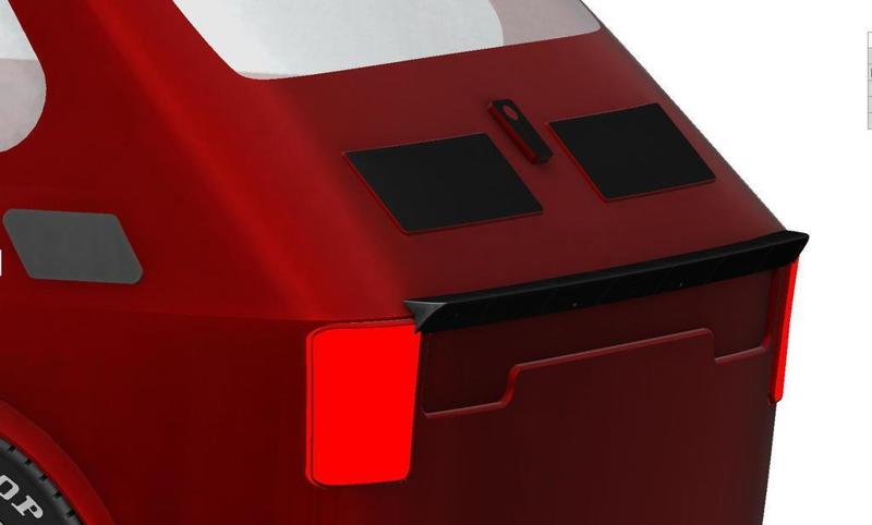 MINI REAR SPOILER FOR CARS