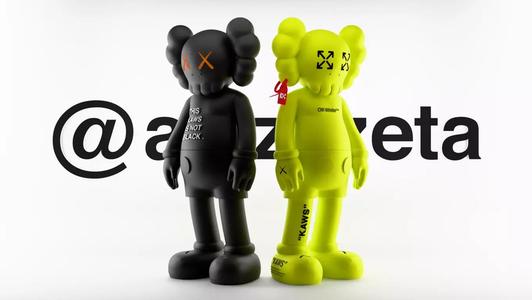 Kaws Off White Companion 1st Bundle 2 Styles for Print