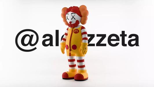 Kaws Ronald McDonald for Print