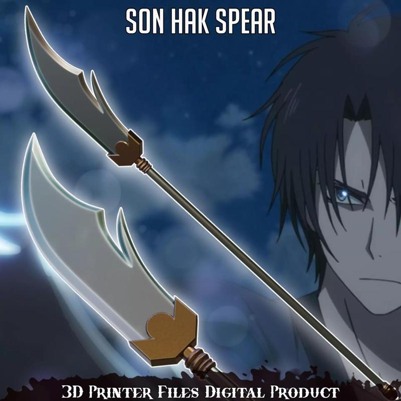 Hak Son Akatsuki No Yona Cosplay Spear