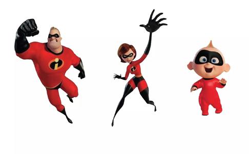 Incredible 3d characters pack of three characters