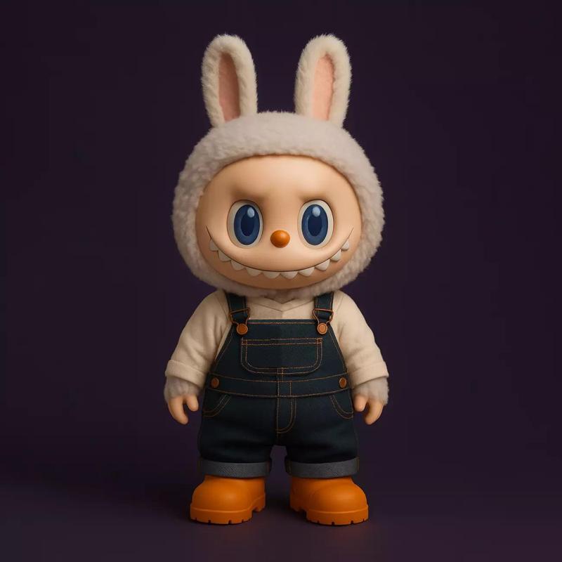 Labubu Overalls The Monsters toy