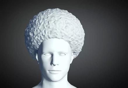 3D Hair style for Man 95 3D model