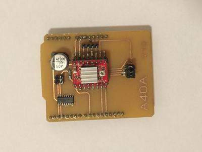 Arduino UNO shield for SMD -  Ciclop 3D Scanner