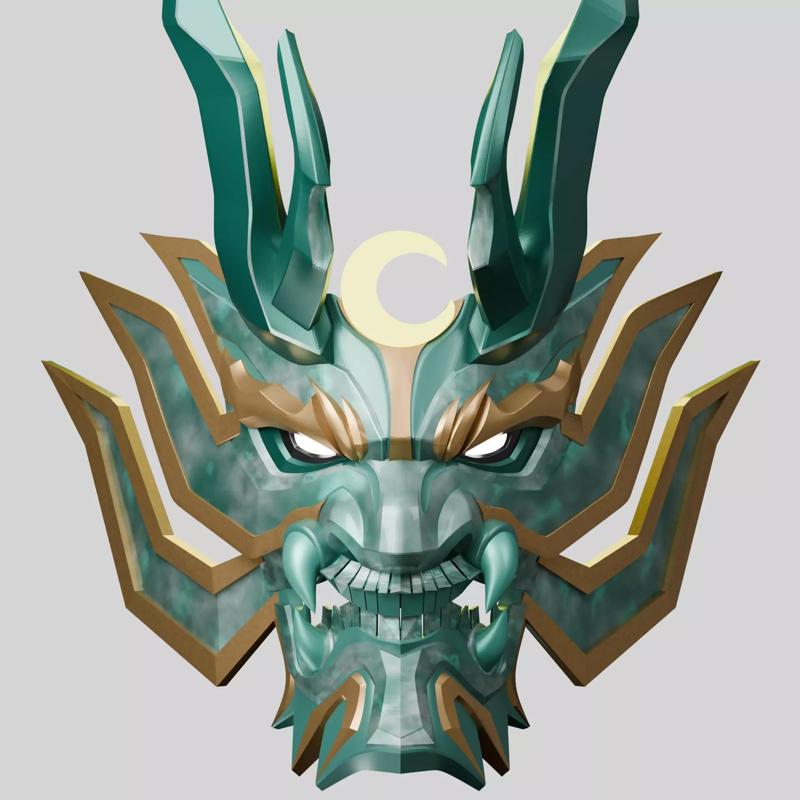 Lunar General Skin Mask - Marvel Rivals Moon Knight Skin