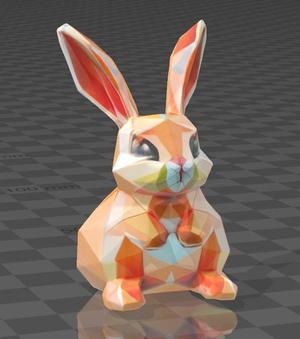 Low Poly Bunny - (STL, OBJ, FBX) 3D Printable