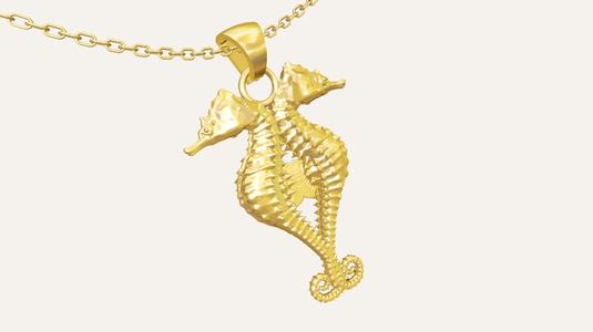 Sea Horse Pendant 1004