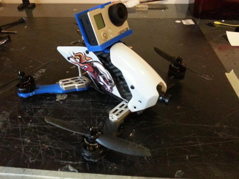 gopro 3/4 camera mount for tarot tl250c