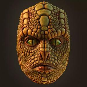 Reptiloid mask