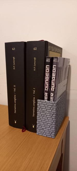Medieval Stone Wall Bookend