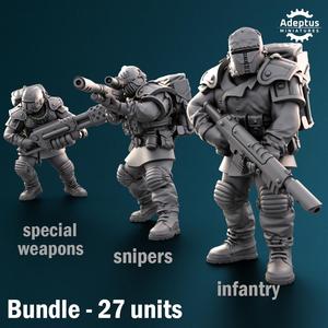 Infantry Bundle. Winterline Forces. Imperial Guard